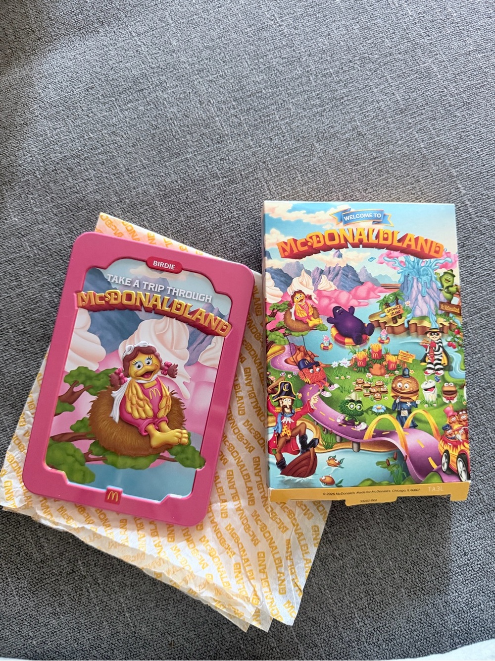 2025 McDonald's The McDonaldLand Adult Happy Meal Tin (Birdie) new